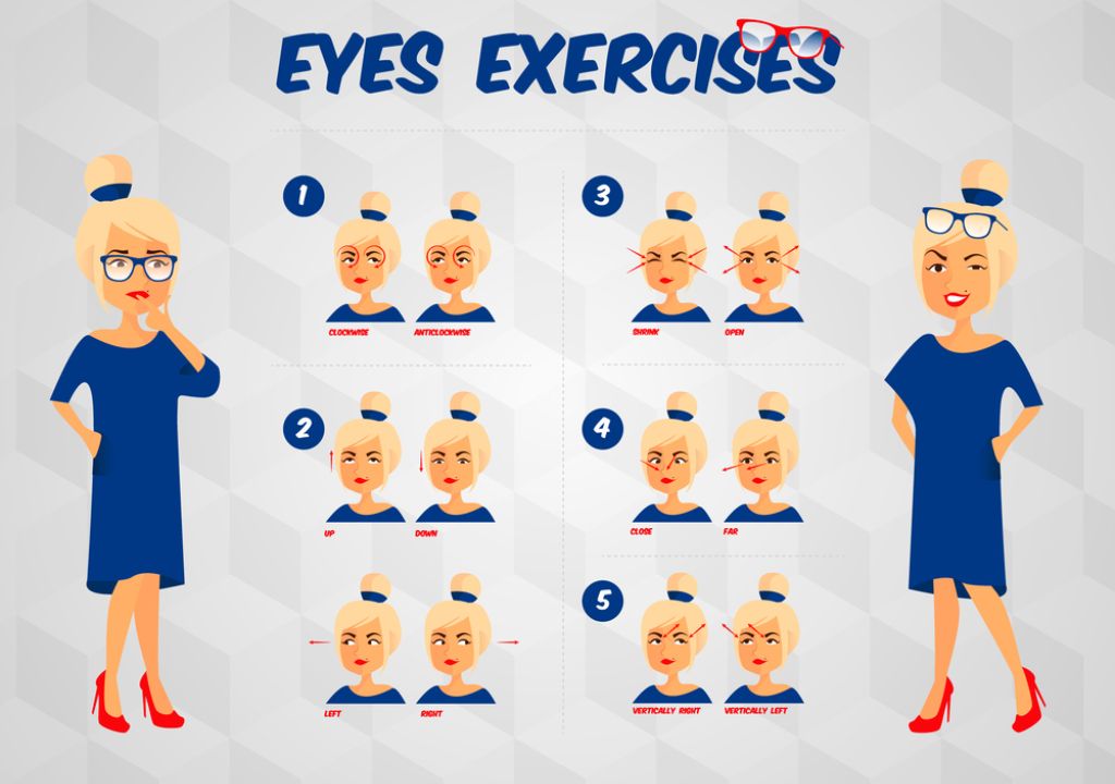 can eye exercises improve vision