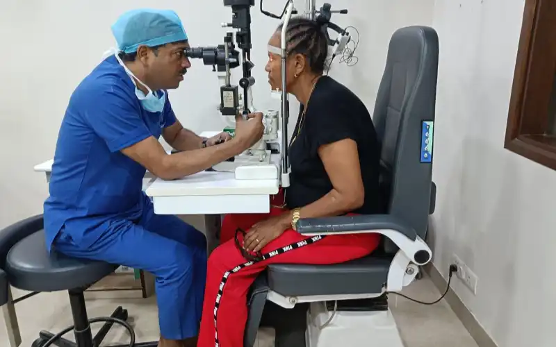 OPD unit at Visitech Eye Centre, South Delhi — equipped clinic rooms